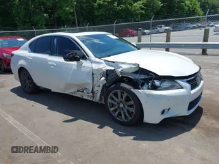 2014 Lexus GS 350 with VIN JTHBE1BL0E5033211, listed as a IAAI auction lot 42329385 with 119,379 mi miles and . Bid and sale history available at DreamBid. Image 1.