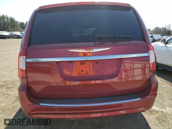 2013 Chrysler Town & Country Touring with VIN 2C4RC1BG6DR650770, listed as a Copart auction lot 48511705 with 132,515 mi miles and Salvage Title. Bid and sale history available at carsss.com. Image 6.