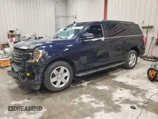 2021 Ford Expedition Max XLT with VIN 1FMJK1JT7MEA86179, listed as a Copart auction lot 46050995 with 44,789 mi miles and Non Repairable. Bid and sale history available at DreamBid. Image 1.