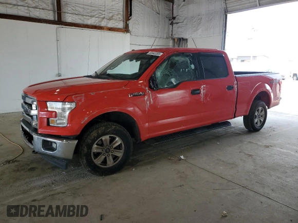 2017 Ford F-150 XL with VIN 1FTFW1EF6HKD77864, listed as a Copart auction lot 53443355 with 173,150 mi miles and Salvage title. Bid and sale history available at DreamBid. Image 1.