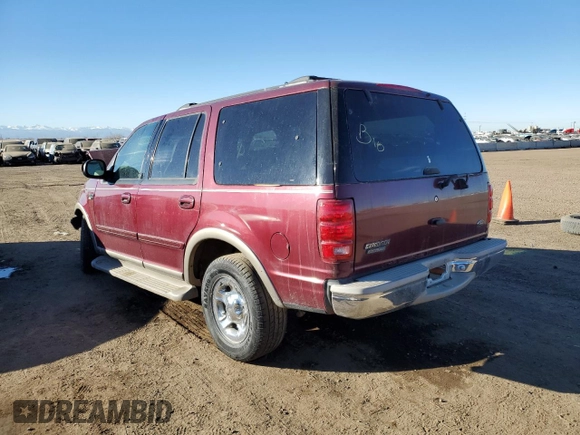2000 Ford Expedition Eddie Bauer z VIN 1FMRU17L0YLA96669, wystawiony jako Copart lot #89027515 z przebiegiem 243 402 mil mil oraz Szkoda całkowita • Salvage title. Historia ofert i sprzedaży dostępna na DreamBid. Obrazek 2.