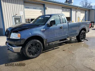 2005 Ford F-150 XL with VIN 1FTRF14W65KC37551, listed as a Copart auction lot 80317184 with 191,768 mi miles and Salvage title. Bid and sale history available at DreamBid. Image 1.