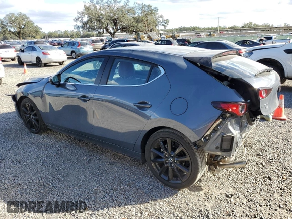 2023 Mazda 3 S Carbon Edition with VIN JM1BPBLM6P1608818, listed as a Copart auction lot 84762364 with 15,411 mi miles and Non repairable. Bid and sale history available at DreamBid. Image 2.