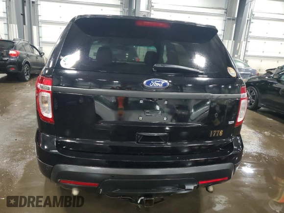 2014 Ford Utility Police Interceptor with VIN 1FM5K8AR3EGA04453, listed as a Copart auction lot 87294124 with 200,560 mi miles and Salvage Title. Bid and sale history available at carsss.com. Image 6.