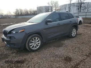 2015 Jeep Cherokee Limited with VIN 1C4PJLDB7FW701648, listed as a Copart auction lot 49612655 with 118,760 mi miles and Salvage Title. Bid and sale history available at DreamBid. Image 1.