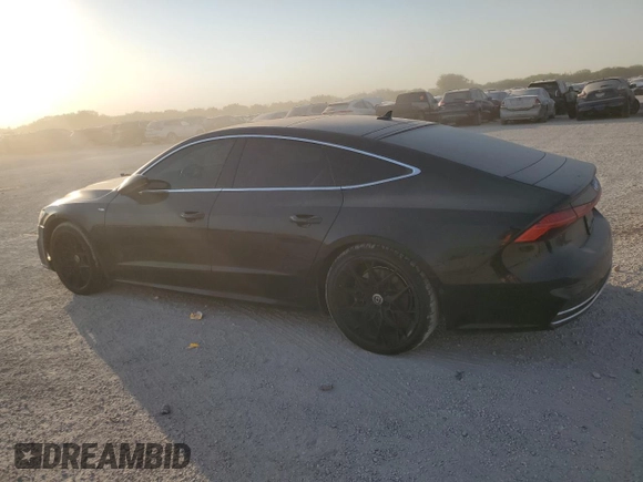2019 Audi A7 Prestige with VIN WAUV2AF23KN062221, listed as a Copart auction lot 75598734 with 46,555 mi miles and Salvage Title. Bid and sale history available at carsss.com. Image 2.