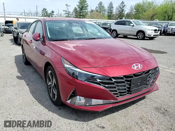 2023 Hyundai Elantra Limited with VIN KMHLP4AG5PU625813, listed as a Copart auction lot 54726965 with 20,096 mi miles and Salvage Title. Bid and sale history available at DreamBid. Image 13.