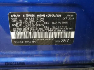2020 Mitsubishi Outlander Sport SE 2.0 with VIN JA4AP4AU3LU011297, listed as a Copart auction lot 50381575 with 86,943 mi miles and Salvage Title. Bid and sale history available at carsss.com. Image 14.