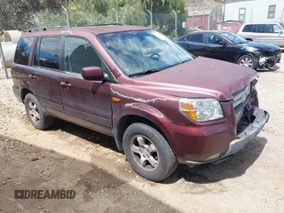 2008 Honda Pilot EX-L z VIN 5FNYF18708B017063, wystawiony jako IAAI lot #41899807 z przebiegiem 247 829 mil mil oraz . Historia ofert i sprzedaży dostępna na DreamBid. Obrazek 1.