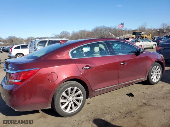 2016 Buick LaCrosse Leather with VIN 1G4GB5G32GF109911, listed as a Copart auction lot 52594805 with 77,591 mi miles and Salvage Title. Bid and sale history available at carsss.com. Image 3.