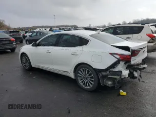 2018 Kia Cadenza Premium with VIN KNALB4J12J5127601, listed as a Copart auction lot 83366194 with 34,105 mi miles and Salvage Title. Bid and sale history available at carsss.com. Image 2.
