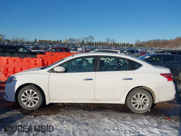 2018 Nissan Sentra SV with VIN 3N1AB7AP8JL627605, listed as a IAAI auction lot 41628858 with 97,248 mi miles. Bid and sale history available at carsss.com. Image 14.