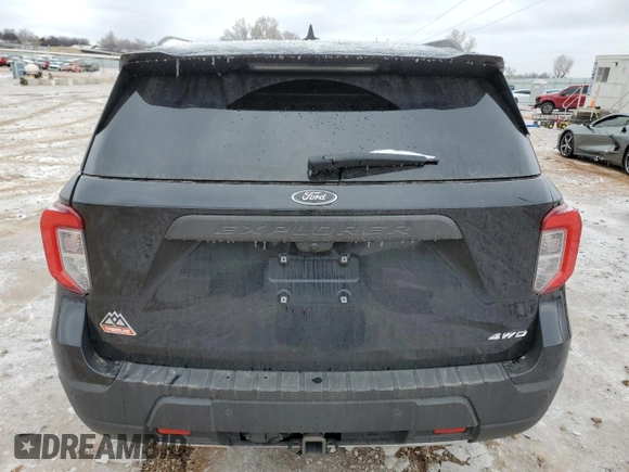 2023 Ford Explorer Timberline with VIN 1FMSK8JH8PGA92543, listed as a Copart auction lot 44744075 with 23,154 mi miles and Salvage Title. Bid and sale history available at carsss.com. Image 6.