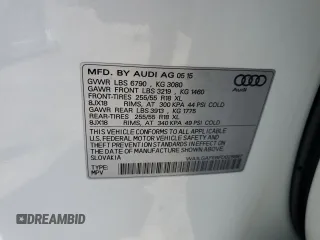 2015 Audi Q7 Premium Plus с VIN WA1LGAFE6FD025997, выставлен на аукционе Copart как лот 59973905 с пробегом 115 980 миль миль и Списание • Salvage title. История ставок и продаж доступна на DreamBid. Изображение 13.