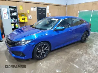 2019 Honda Civic Sport with VIN 2HGFC2F88KH586019, listed as a Copart auction lot 42004285 with 52,995 mi miles and Clean Title. Bid and sale history available at DreamBid. Image 1.