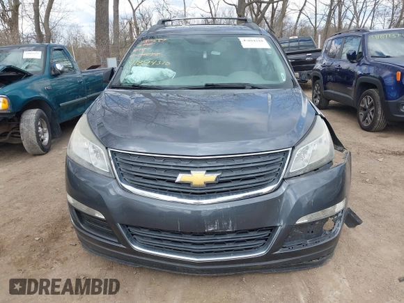 2013 Chevrolet Traverse LS with VIN 1GNKRFED7DJ116297, listed as a IAAI auction lot 41894310 with 180,551 mi miles. Bid and sale history available at carsss.com. Image 12.