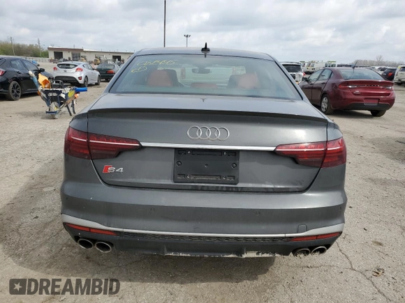 2023 Audi S4 Premium Plus z VIN WAUB4AF43PA081445, wystawiony jako Copart lot #50074204 z przebiegiem 9 237 mil mil oraz . Historia ofert i sprzedaży dostępna na DreamBid. Obrazek 6.