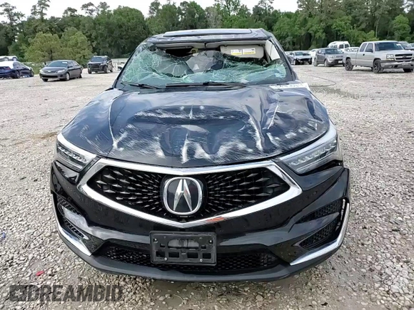 2020 Acura RDX Technology with VIN 5J8TC1H50LL004046, listed as a Copart auction lot 54356915 with 50,218 mi miles and Salvage title. Bid and sale history available at DreamBid. Image 14.