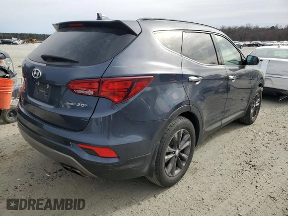 2017 Hyundai Santa Fe Sport 2.0T with VIN 5NMZU4LA1HH040946, listed as a Copart auction lot 48427805 with 116,119 mi miles and Salvage Title. Bid and sale history available at carsss.com. Image 3.