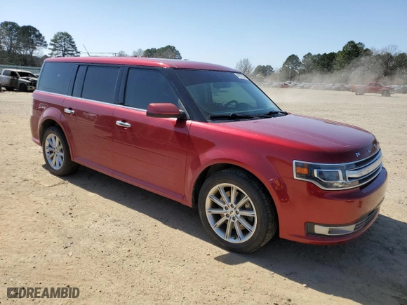 2017 Ford Flex Limited with VIN 2FMGK5D80HBA00706, listed as a Copart auction lot 49107755 with 138,961 mi miles and Clean Title. Bid and sale history available at carsss.com. Image 4.