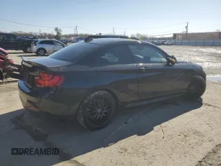 2016 BMW 2 Series M235i xDrive with VIN WBA1J9C54GV696160, listed as a Copart auction lot 52317365 with 0 mi miles and Salvage Title. Bid and sale history available at carsss.com. Image 3.