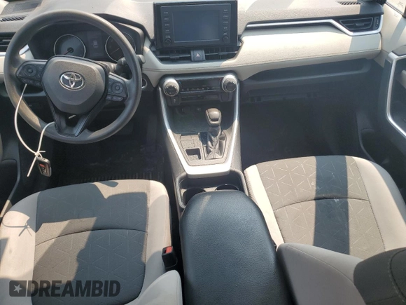 2019 Toyota RAV4 with VIN ME7796, listed as a Copart auction lot 63487955 with 39,466 mi miles and Salvage title. Bid and sale history available at DreamBid. Image 8.