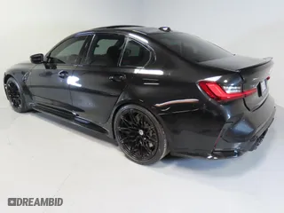 2023 BMW M3 Competition xDrive with VIN WBS43AY00PFP01785, listed as a Copart auction lot 42053915 with 10,112 mi miles and Salvage Title. Bid and sale history available at carsss.com. Image 4.