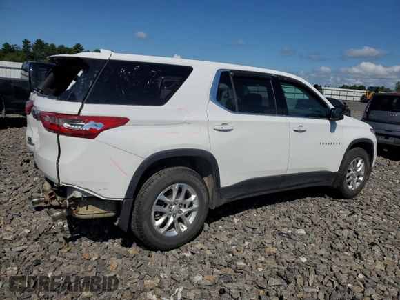 2019 Chevrolet Traverse LS with VIN 1GNEVFKW2KJ185667, listed as a Copart auction lot 48849685 with 40,611 mi miles and Non Repairable. Bid and sale history available at carsss.com. Image 3.