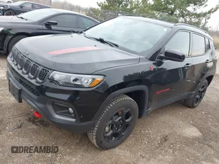 2023 Jeep Compass Trailhawk с VIN 3C4NJDDN7PT510813, выставлен на аукционе IAAI как лот 42096113 с пробегом 25 356 миль миль и . История ставок и продаж доступна на DreamBid. Изображение 2.