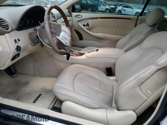 2006 Mercedes-Benz CLK 3.5L with VIN WDBTK56G76T063451, listed as a Copart auction lot 44454425 with 94,419 mi miles and Non Repairable. Bid and sale history available at carsss.com. Image 7.