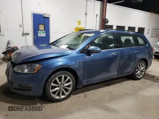 2015 Volkswagen Golf SportWagen TSI SE with VIN 3VWC17AU4FM505868, listed as a Copart auction lot 88685115 with 202,397 mi miles and Salvage Title. Bid and sale history available at carsss.com. Image 1.