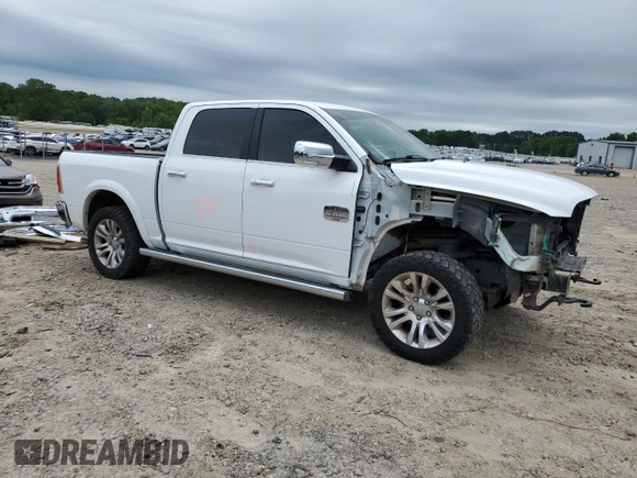 2017 Ram 1500 Longhorn with VIN 1C6RR7PT7HS821030, listed as a Copart auction lot 57826095 with 123,416 mi miles and Clean title. Bid and sale history available at DreamBid. Image 4.