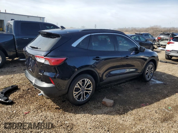 2021 Ford Escape SEL with VIN 1FMCU9H93MUB04565, listed as a Copart auction lot 49257715 with 41,764 mi miles and Salvage Title. Bid and sale history available at DreamBid. Image 3.