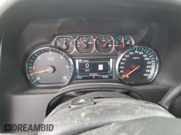 2017 GMC Yukon SLT with VIN 1GKS2BKC2HR174637, listed as a Copart auction lot 58534834 with 91,233 mi miles and Salvage Title. Bid and sale history available at carsss.com. Image 9.