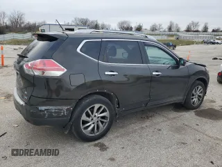 2014 Nissan Rogue SV with VIN 5N1AT2MT7EC824042, listed as a Copart auction lot 86864274 with 206,368 mi miles and Salvage Title. Bid and sale history available at DreamBid. Image 3.