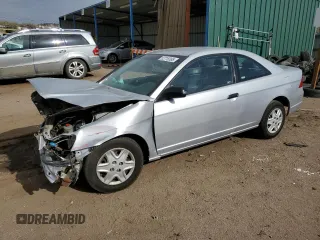 2003 Honda Civic z VIN 1HGEM21253L071088, wystawiony jako Copart lot #52719395 z przebiegiem Nie podano mil oraz Szkoda całkowita • Salvage title. Historia ofert i sprzedaży dostępna na DreamBid. Obrazek 1.