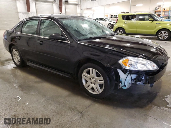 2014 Chevrolet Impala LT with VIN 2G1WB5E31E1149476, listed as a Copart auction lot 60458855 with 99,509 mi miles and Salvage title. Bid and sale history available at DreamBid. Image 4.