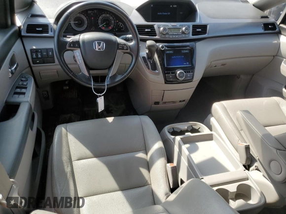 2017 Honda Odyssey EX-L with VIN 5FNRL5H63HB003136, listed as a Copart auction lot 54723185 with 183,321 mi miles and Salvage Title. Bid and sale history available at DreamBid. Image 8.