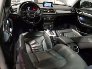 2016 Audi Q3 Premium Plus with VIN WA1EFCFS9GR001016, listed as a Copart auction lot 52300205 with 42,518 mi miles and Salvage Title. Bid and sale history available at carsss.com. Image 8.