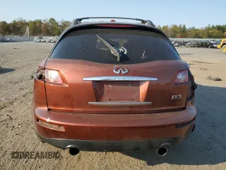 2007 Infiniti FX with VIN JNRAS08W87X204599, listed as a Copart auction lot 75188414 with 173,800 mi miles and Salvage Title. Bid and sale history available at DreamBid. Image 6.