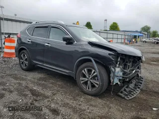 2017 Nissan Rogue SL with VIN JN8AT2MV6HW283644, listed as a Copart auction lot 55781785 with 90,233 mi miles and Salvage title. Bid and sale history available at DreamBid. Image 4.