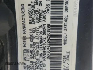 2010 Toyota Corolla with VIN 1NXBU4EE2AZ301898, listed as a Copart auction lot 52920765 with 240,939 mi miles and Clean Title. Bid and sale history available at carsss.com. Image 12.