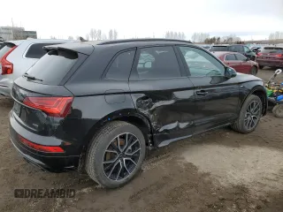2023 Audi Q5 S line Premium Plus with VIN WA1EAAFY4P2183661, listed as a Copart auction lot 48610815 with 22,414 mi miles and Salvage Title. Bid and sale history available at carsss.com. Image 3.