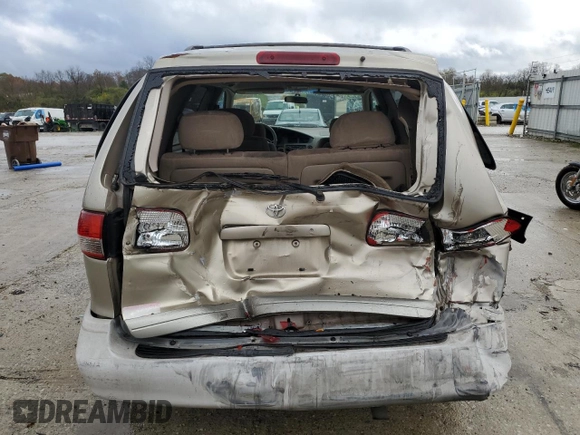 2003 Toyota Sienna CE with VIN 4T3ZF19C33U537521, listed as a Copart auction lot 81326624 with 241,591 mi miles and Salvage Title. Bid and sale history available at carsss.com. Image 6.