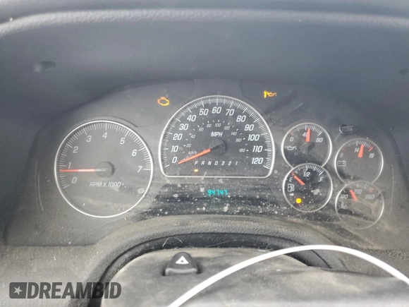 2007 GMC Envoy SLE with VIN 1GKDS13S172287477, listed as a Copart auction lot 44655485 with 94,747 mi miles and Salvage Title. Bid and sale history available at carsss.com. Image 9.
