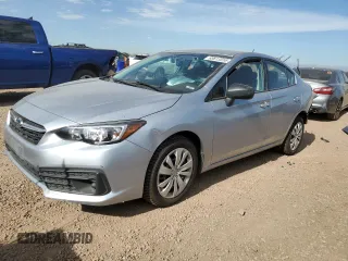 2021 Subaru Impreza with VIN 4S3GKAB62M3602256, listed as a Copart auction lot 63613555 with 36,831 mi miles and Salvage title. Bid and sale history available at DreamBid. Image 1.