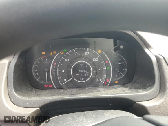 2013 Honda CR-V EX with VIN 5J6RM4H51DL087330, listed as a Copart auction lot 52770445 with 83,506 mi miles and Salvage Title. Bid and sale history available at DreamBid. Image 9.