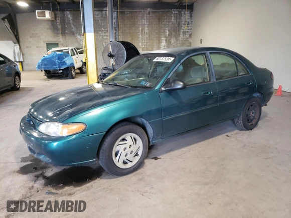 1997 Ford Escort LX with VIN 1FALP13P8VW210282, listed as a Copart auction lot 60137534 with 78,943 mi miles and Salvage Title. Bid and sale history available at DreamBid. Image 1.