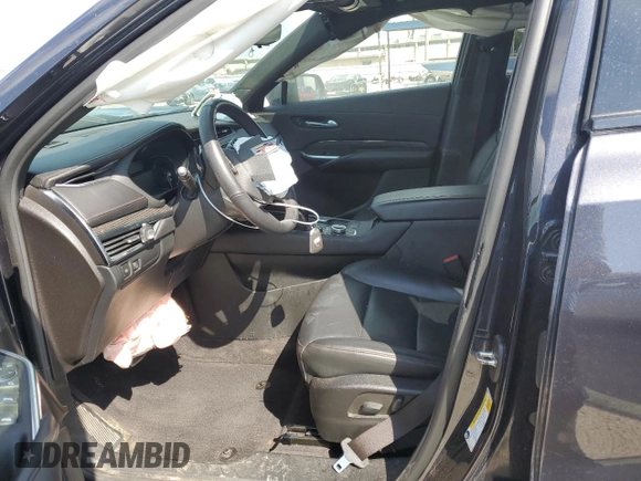 2022 Cadillac XT4 FWD Sport with VIN 1GYFZER46NF119009, listed as a Copart auction lot 57651725 with 37,896 mi miles and Salvage title. Bid and sale history available at DreamBid. Image 7.