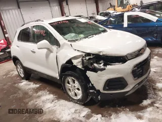 2019 Chevrolet Trax LT with VIN KL7CJPSB4KB904973, listed as a IAAI auction lot 41543482 with 73,897 mi miles. Bid and sale history available at carsss.com. Image 1.